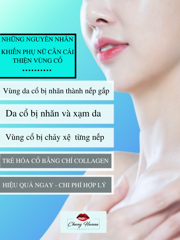 Trẻ hóa cổ bằng chỉ collagen