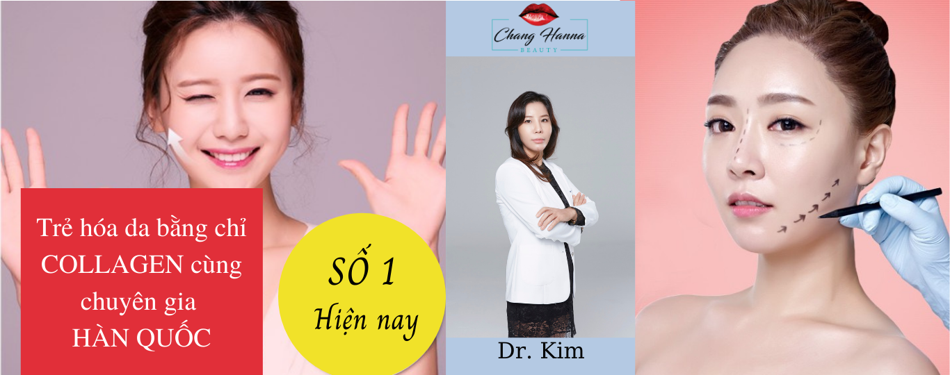 săn chắc vùng ngực bằng chỉ collagen .thẩm mỹ hàn quốc chang hanna