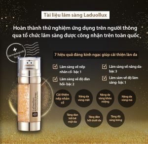 Tinh chất tơ nhện vàng 24k Laduollux - Chống nhăn, trắng da