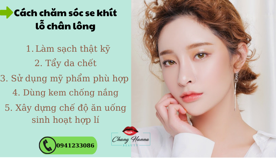 chăm sóc se khít lỗ chân lông