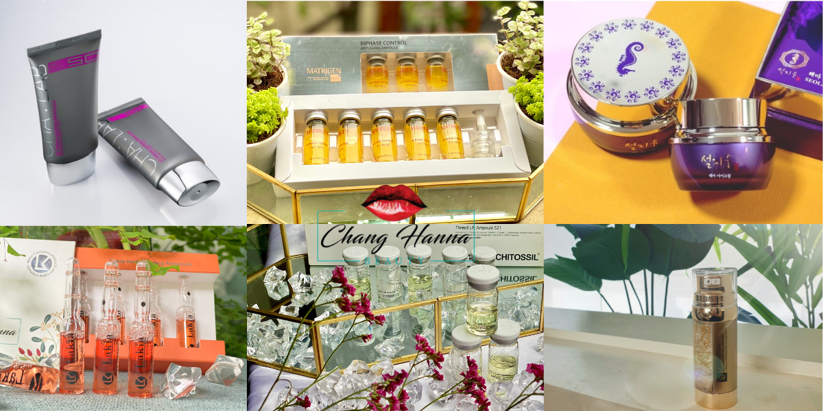 sản phẩm nội địa Hàn Quốc tại Chang Hanna Beauty