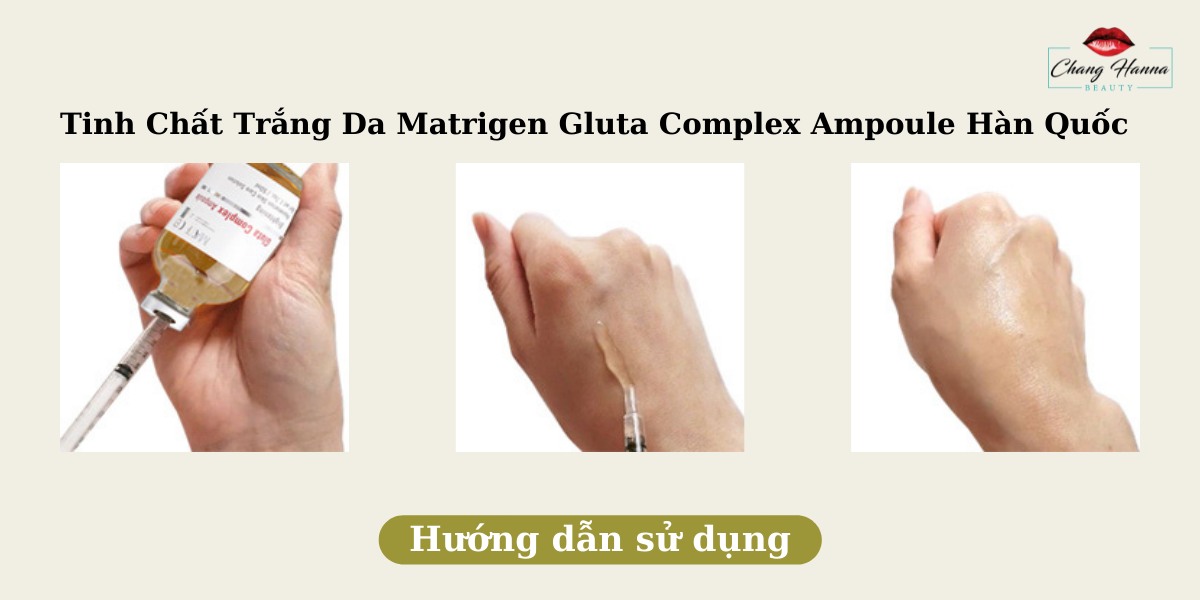 Tinh Chất Trắng Da Matrigen Gluta Complex Ampoule Hàn Quốc (2)