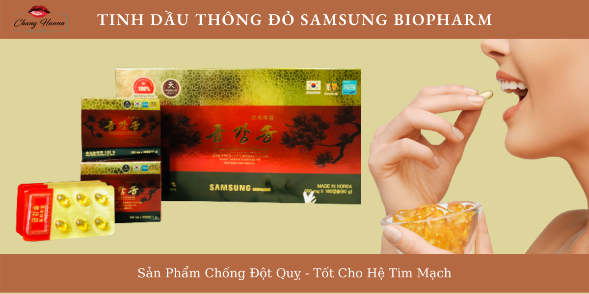 Tinh dầu thông đỏ Samsung Biopharm Hàn Quốc