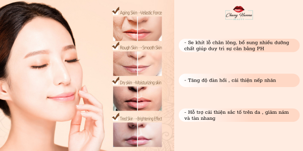 Se Khít Lỗ Chân Lông, Bổ Sung Nhiều Dưỡng Chất Giúp Duy Trì Sự Cân Bằng Ph,