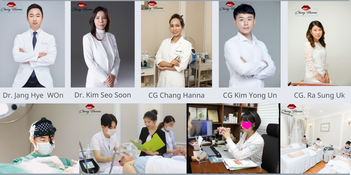 đội ngũ chuyên gia Chang Hanna Beauty