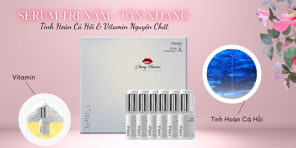 2. Serum điều trị nám tàn nhang chiết xuất cá hồi & vitamin c nguyên chất
